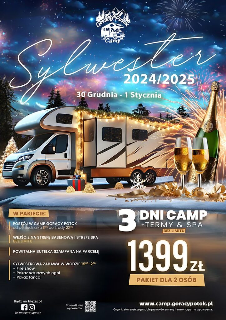 Sylwester 2024 w Camp Gorący Potok